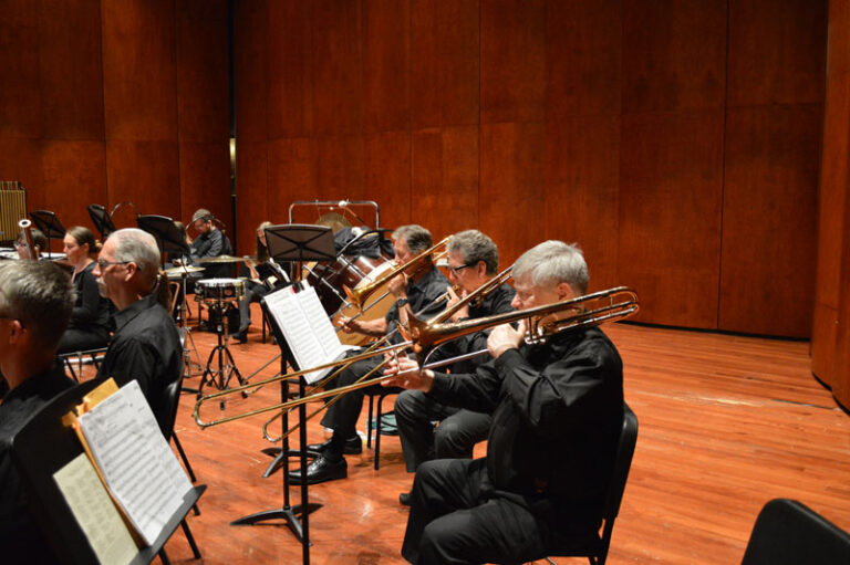 Focus on Trombones in Orchestra