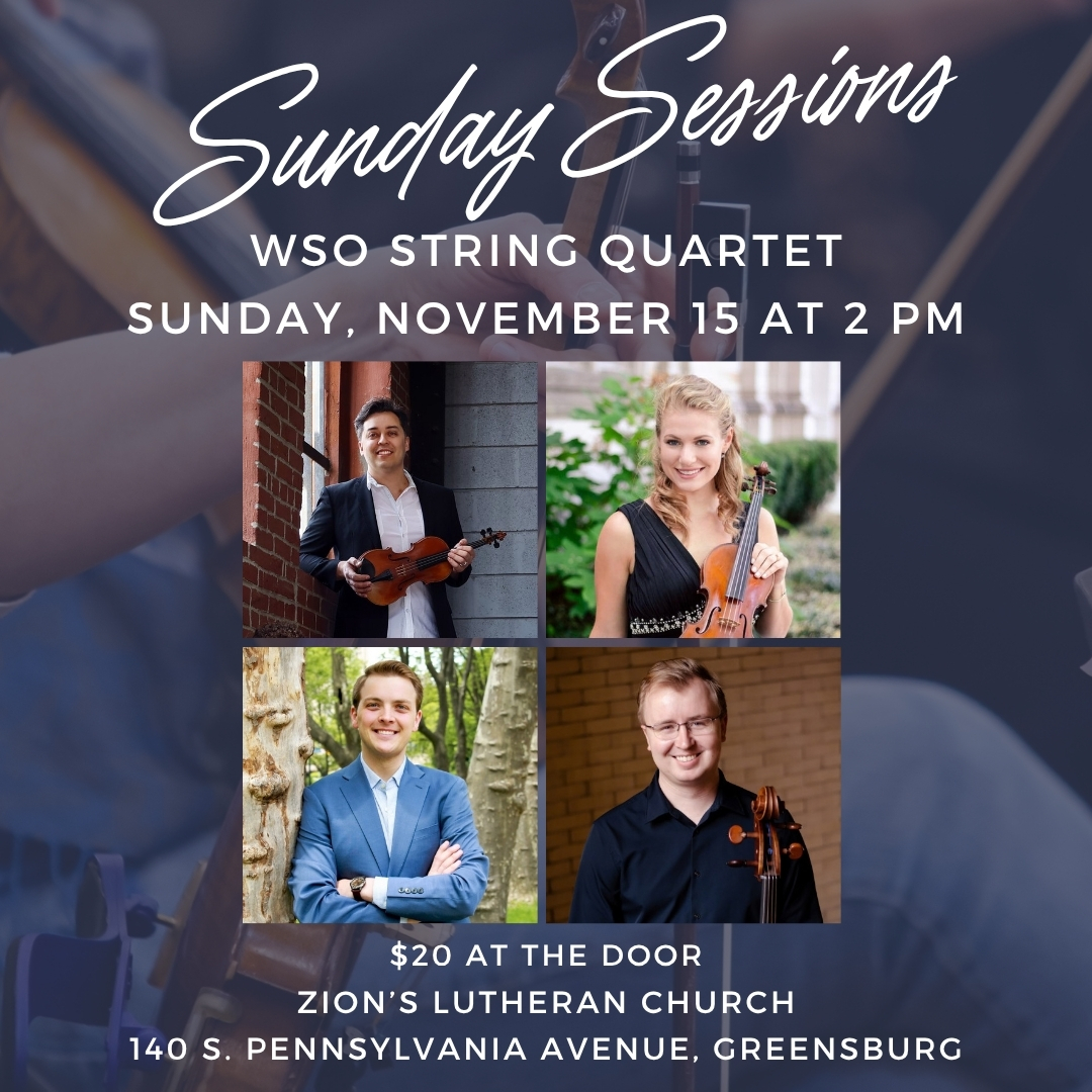 Sunday Sessions November 15 2026 at Zion Lutheran Church 2 pm pay $20 at the door