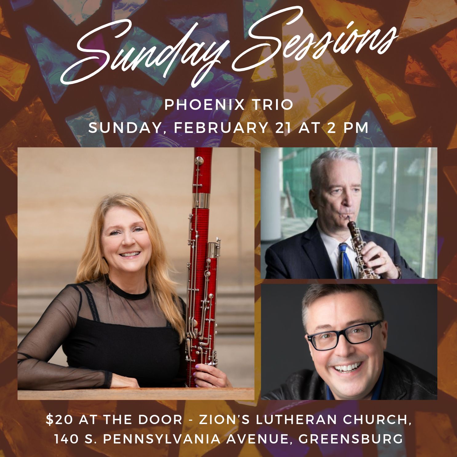 Sunday Sessions February 21, 2027 Phoenix Trio